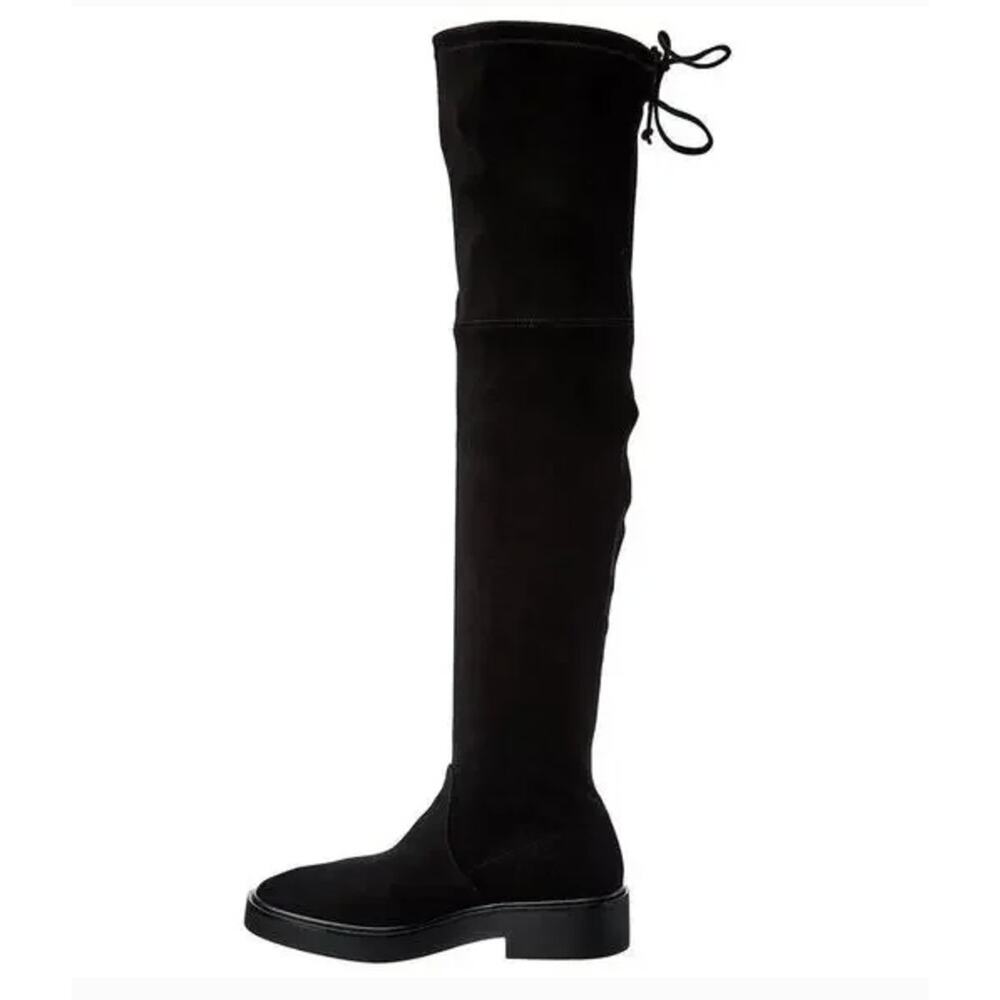Stuart Weitzman Black Mara Suede Over-The-Knee‎ Boot 36.5 NEW